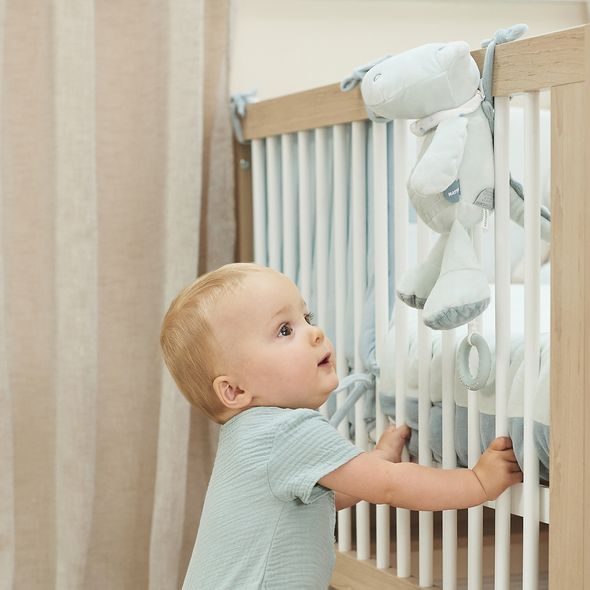 NATTOU KROKODÝL PLYŠOVÝ HUDEBNÍ ROMEO S KOUSÁTKEM SILIKON 30 CM ROMEO, JULES & SALLY - HRAČKY SE ZVUKY - PRO DĚTI