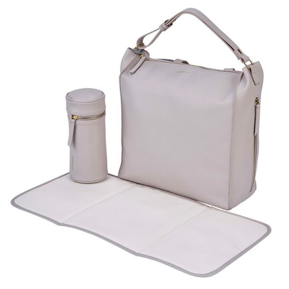 BABABING LUCIA PŘEBALOVACÍ TAŠKA/BATOH, GREY BLUSH - PŘEBALOVACÍ TAŠKY - KOČÁRKY A PŘÍSLUŠENSTVÍ