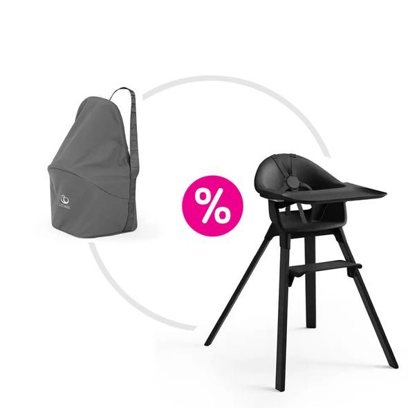 STOKKE® CLIKK™ JÍDELNÍ ŽIDLIČKA + PŘEPRAVNÍ TAŠKA ZDARMA - JÍDELNÍ ŽIDLIČKY CESTOVNÍ - KRMENÍ