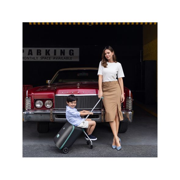 BEABA KUFR NA KOLEČKÁCH SE SEDÁTKEM EAZY GREEN BLUE - BATOHY A TAŠKY - PRO DĚTI