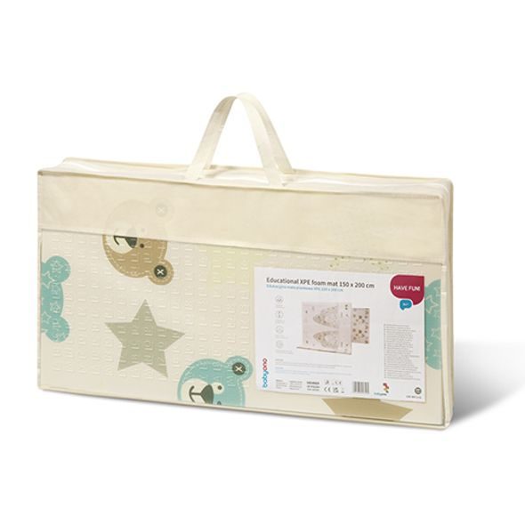 BABYONO PODLOŽKA PĚNOVÁ NA HRANÍ EDUKAČNÍ SKLÁDACÍ 100X200 CM - HRACÍ DEKY - PRO DĚTI