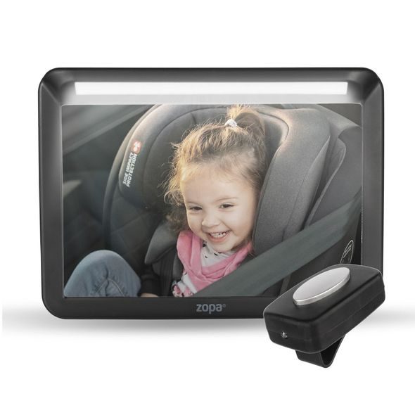 ZOPA ZRCÁTKO S LED OSVĚTLENÍM DELUXE - ZRCÁTKA DO AUTA - AUTOSEDAČKY A PŘÍSLUŠENSTVÍ