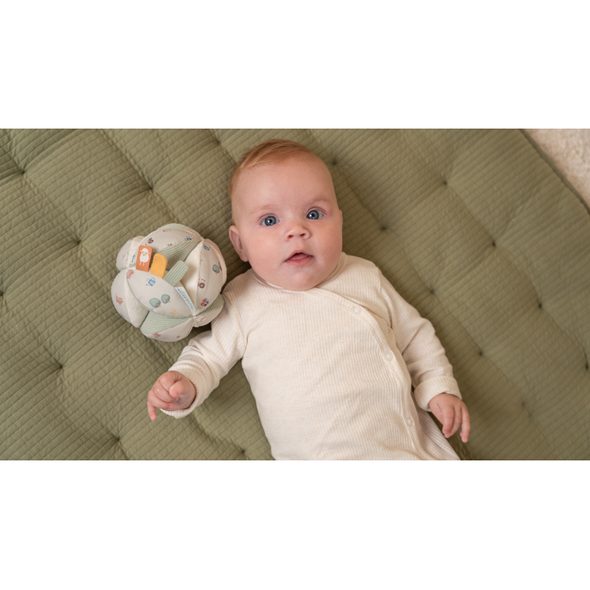 LITTLE DUTCH MÍČEK TEXTILNÍ FARMA - SENZORICKÉ HRAČKY - PRO DĚTI