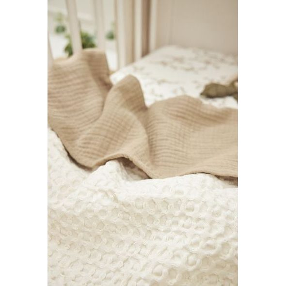 MEYCO DEKA WAFFLE BAVLNA - NATURE - DĚTSKÉ DEKY PRO MIMINKA - SPINKÁNÍ