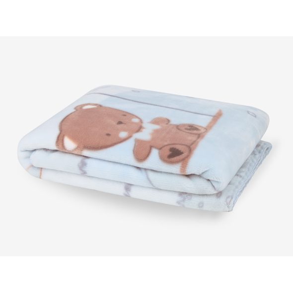KIKKABOO DĚTSKÁ DEKA SUPER SOFT 140X110 CM DREAM BIG BLUE - DĚTSKÉ DEKY PRO MIMINKA - SPINKÁNÍ