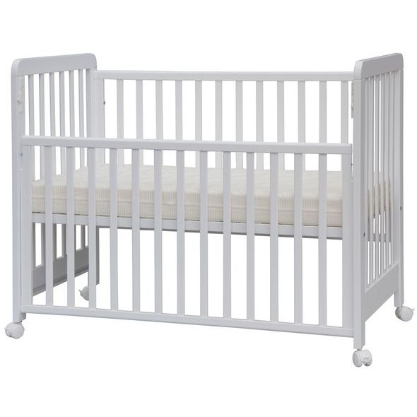 SCARLETT DĚTSKÁ POSTÝLKA K POSTELI RODIČŮ SCARLETT VISTA - BÍLÁ (BUK) - 120 X 60 CM - DŘEVĚNÉ POSTÝLKY - SPINKÁNÍ