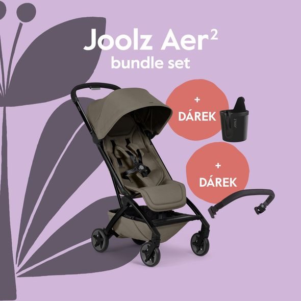JOOLZ AER2 KOČÁREK BUNDLE SET HAZEL BROWN - GOLFOVÉ KOČÁRKY - KOČÁRKY A PŘÍSLUŠENSTVÍ