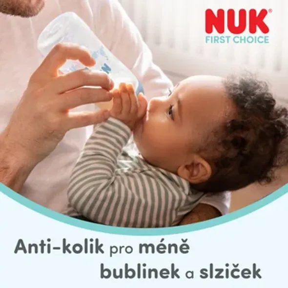 NUK LÁHEV FIRST CHOICE WHALE 150ML 0+M - KOJENECKÉ LAHVE - KRMENÍ