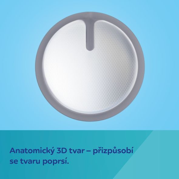 CANPOL BABIES TVAROVANÉ PRODYŠNÉ VLOŽKY DO PODPRSENKY 3D 50+10KS ČERNÉ - PRSNÍ VLOŽKY - PRO MAMINKY