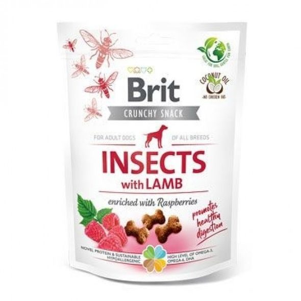 BRIT CARE DOG CRUNCHY CRACKER. INSECTS 200 G - SUŠENKY PRO PSY - CHOVATELSKÉ POTŘEBY MALVÍKZOO