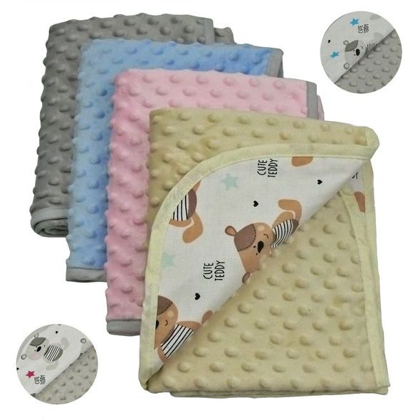 TOMI DEKA MINKY TEDDY - DĚTSKÉ DEKY PRO MIMINKA - SPINKÁNÍ