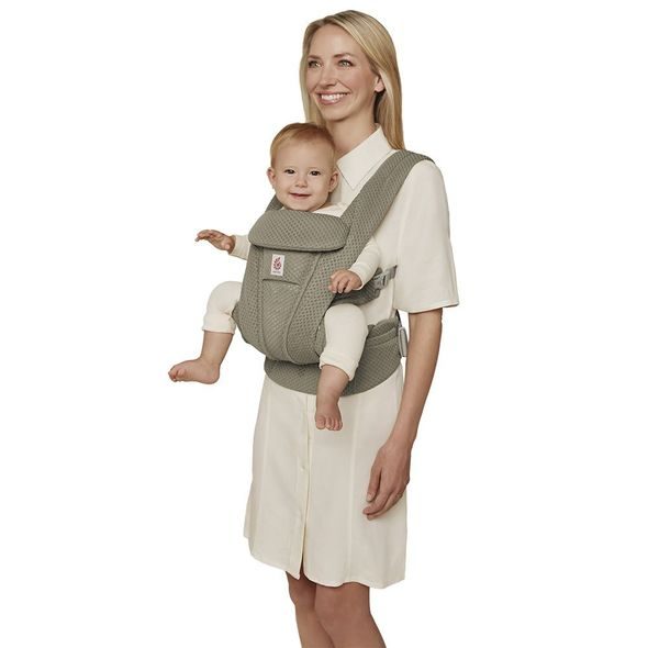 ERGOBABY OMNI DELUXE MESH - SOFT OLIVE - ERGONOMICKÁ NOSÍTKA - NOŠENÍ & SPORT