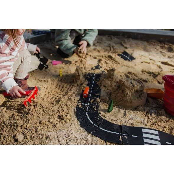 COMPACTOYS SKLÁDACÍ SADA NA PÍSEK 7V1 ČERVENÁ - HRAČKY NA PÍSEK - PRO DĚTI