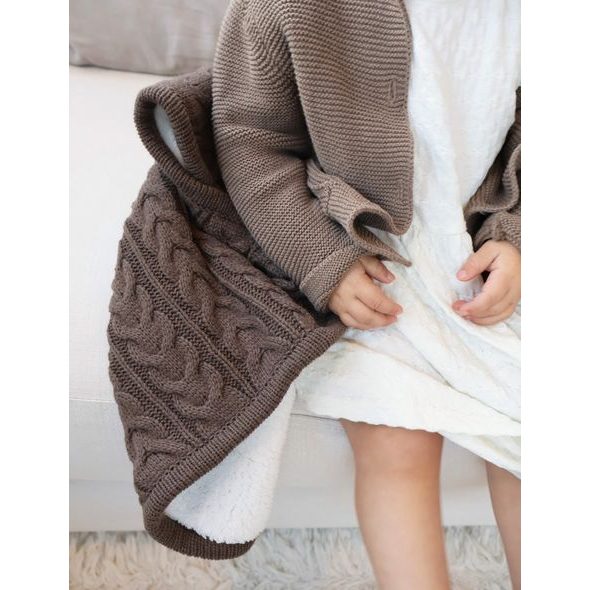 VINTER & BLOOM DEKA CUDDLY CHOCOLATE CHIP - DĚTSKÉ DEKY PRO MIMINKA - SPINKÁNÍ