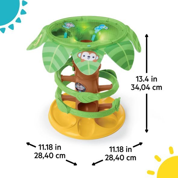 BRIGHT STARTS DRÁHA KULIČKOVÁ HUDEBNÍ TROPICAL TWIRL 6M+ - HRAČKY SE ZVUKY - PRO DĚTI