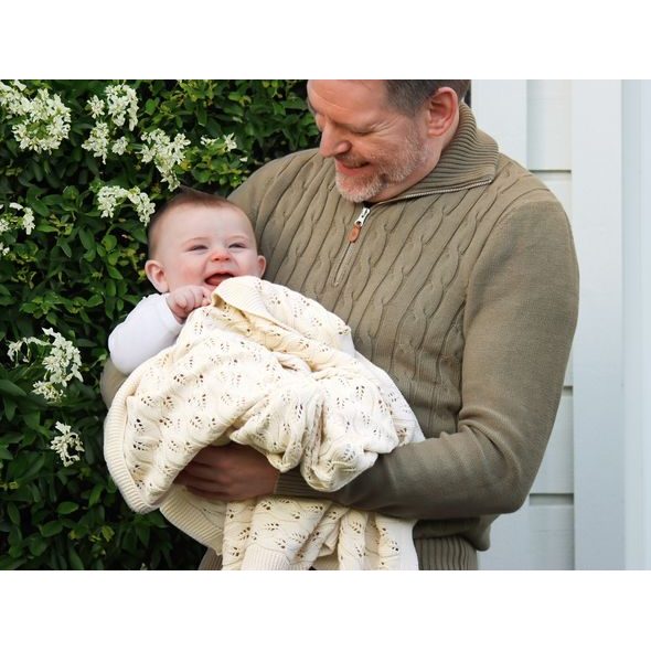 VINTER & BLOOM DEKA MOMENT ORGANIC WARM WHITE - DĚTSKÉ DEKY PRO MIMINKA - SPINKÁNÍ