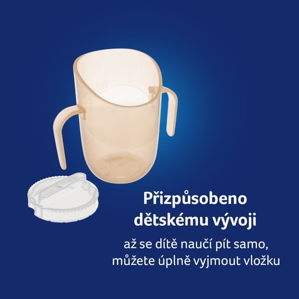 LOVI HRNEČEK TRÉNINKOVÝ GENIUS 150ML NUDE - DĚTSKÉ HRNEČKY - KRMENÍ