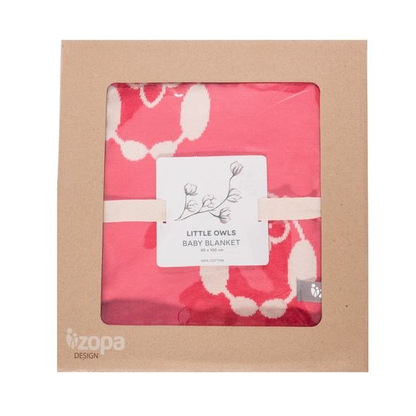 ZOPA DĚTSKÁ DEKA (100X80) LITTLE OWL - DĚTSKÉ DEKY PRO MIMINKA - SPINKÁNÍ