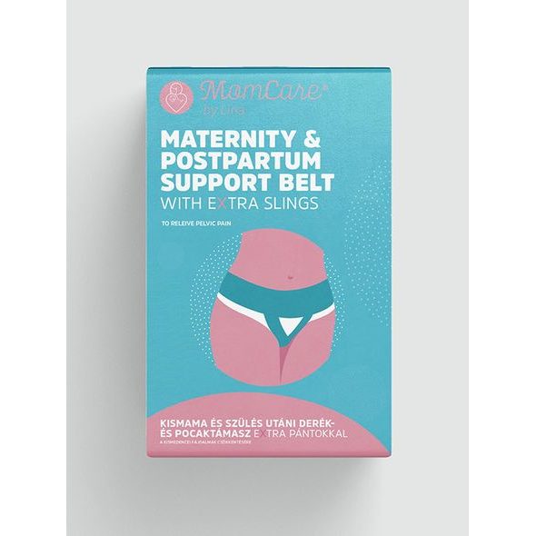 MOMCARE BY LINA TĚHOTENSKÝ A POPORODNÍ PODPŮRNÝ PÁS PRO ZMÍRNĚNÍ PÁNEVNÍCH BOLESTÍ - POPORODNÍ KALHOTKY - PRO MAMINKY