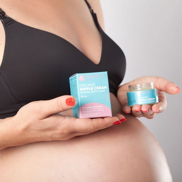 MOMCARE BY LINA ORGANICKÝ KRÉM NA BRADAVKY S BIO VILÍNEM - PÉČE O PRSA - PRO MAMINKY