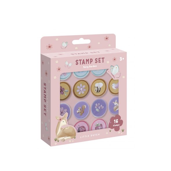 LITTLE DUTCH RAZÍTKA SAMOBARVICÍ 16 KS FAIRY GARDEN - LITTLE DUTCH - PRO DĚTI