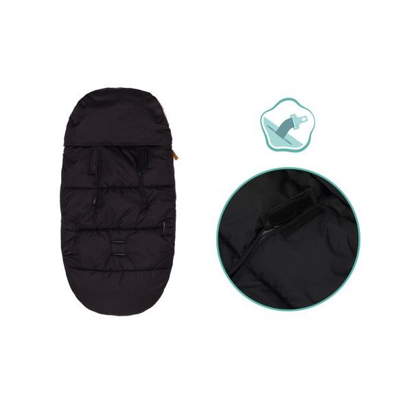 FILLIKID FUSAK ZIMNÍ MANASLU BLACK - FUSAKY DO KOČÁRKU - KOČÁRKY A PŘÍSLUŠENSTVÍ