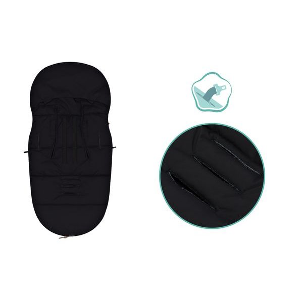 FILLIKID FUSAK ZIMNÍ OGRE BLACK - FUSAKY DO KOČÁRKU - KOČÁRKY A PŘÍSLUŠENSTVÍ