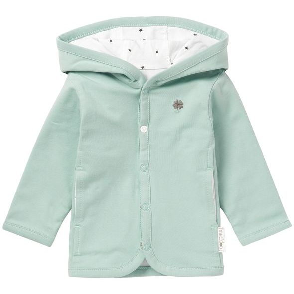 NOPPIES CARDIGAN NUSCO GREY MINT - KABÁTKY, MIKINKY - PRO DĚTI