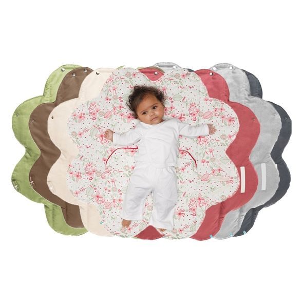 WALLABOO BABY BLANKET LEAF  - ELEGANT PRINT  - ZAVINOVAČKY - SPINKÁNÍ