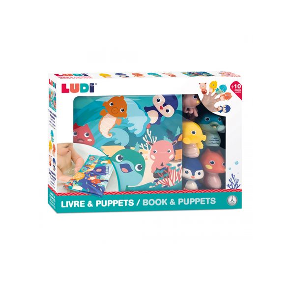 LUDI KNÍŽKA S PRSTOVÝMI MAŇÁSKY - KNÍŽKY PRO NEJMENŠÍ - PRO DĚTI