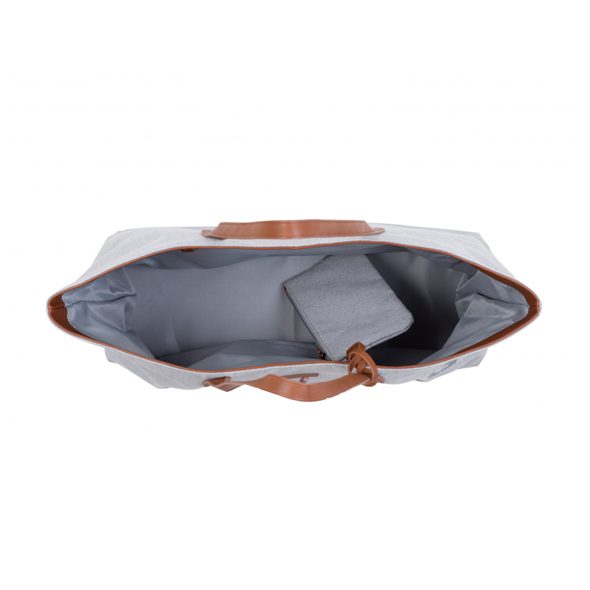 CHILDHOME CESTOVNÍ TAŠKA FAMILY BAG CANVAS GREY - PŘEBALOVACÍ TAŠKY - KOČÁRKY A PŘÍSLUŠENSTVÍ