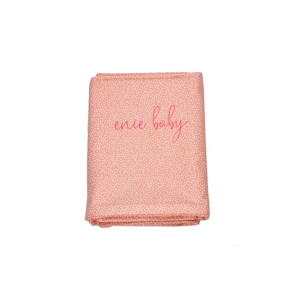 ENIE BABY POVLEČENÍ BAVLNĚNÉ DOTS CORAL 100X135 A 40X60 CM - POVLEČENÍ DO POSTÝLKY - SPINKÁNÍ