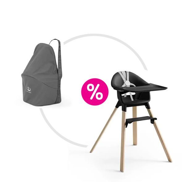 STOKKE® CLIKK™ JÍDELNÍ ŽIDLIČKA + PŘEPRAVNÍ TAŠKA ZDARMA - JÍDELNÍ ŽIDLIČKY CESTOVNÍ - KRMENÍ