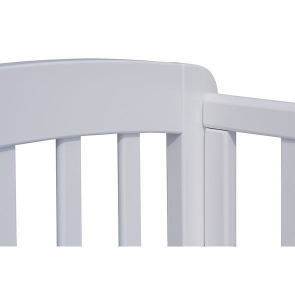 SCARLETT DĚTSKÁ POSTÝLKA SE STAHOVACÍM BOKEM - ADRA (BUK) - BÍLÁ 120 X 60 CM - DŘEVĚNÉ POSTÝLKY - SPINKÁNÍ