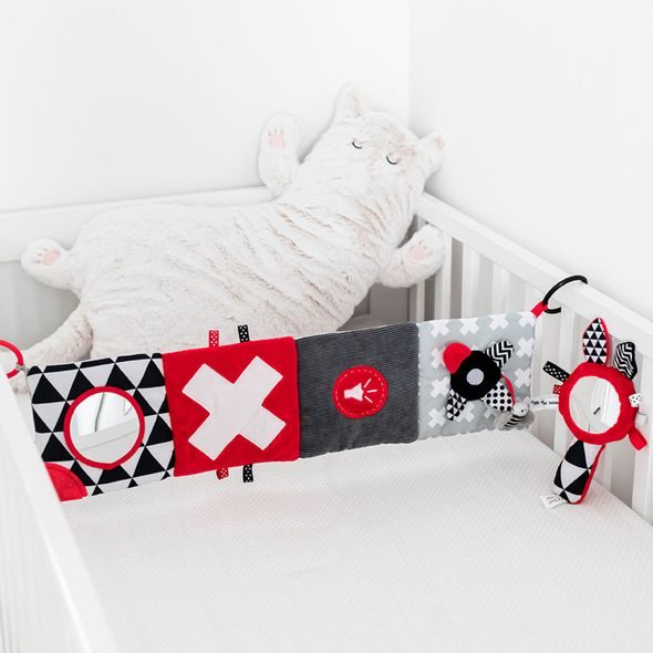 CANPOL BABIES KONTRASTNÍ EDUKATIVNÍ KNÍŽKA SENSORY - KNÍŽKY PRO NEJMENŠÍ - PRO DĚTI