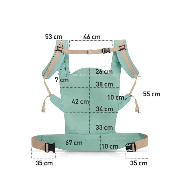 KINDERKRAFT NOSÍTKO NINO PINK - KLOKANKY A ŠÁTKY - NOŠENÍ & SPORT