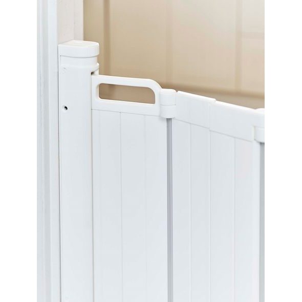 BABYDAN LAMELOVÁ ZÁBRANA ALMA BÍLÁ 55-89CM, ŠROUBOVACÍ - BEZPEČNOST DĚTÍ V DOMÁCNOSTI - KOUPÁNÍ A ZDRAVÍ