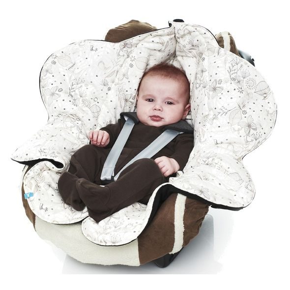 WALLABOO BABY BLANKET LEAF  - ELEGANT PRINT  - ZAVINOVAČKY - SPINKÁNÍ