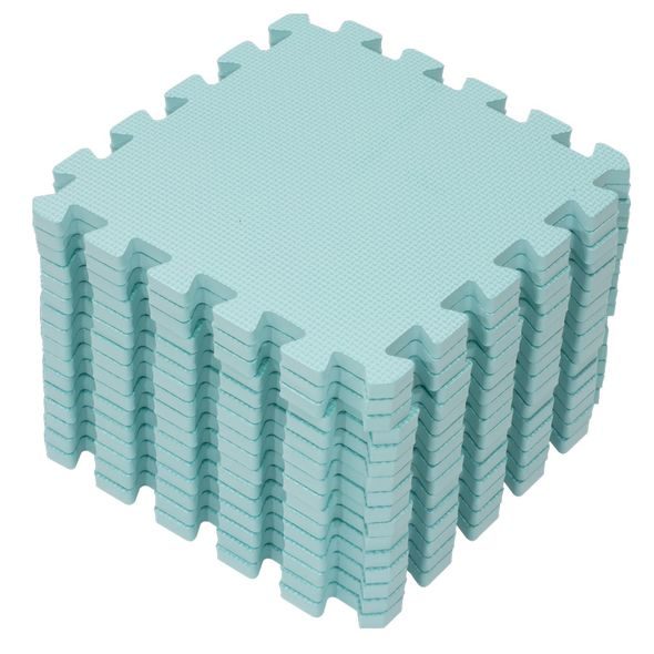 RIALTO BABY HRACÍ PODLOŽKA PUZZLE LIGHT GREEN 120X120CM - HRACÍ PODLOŽKY NA ZEM - SPINKÁNÍ