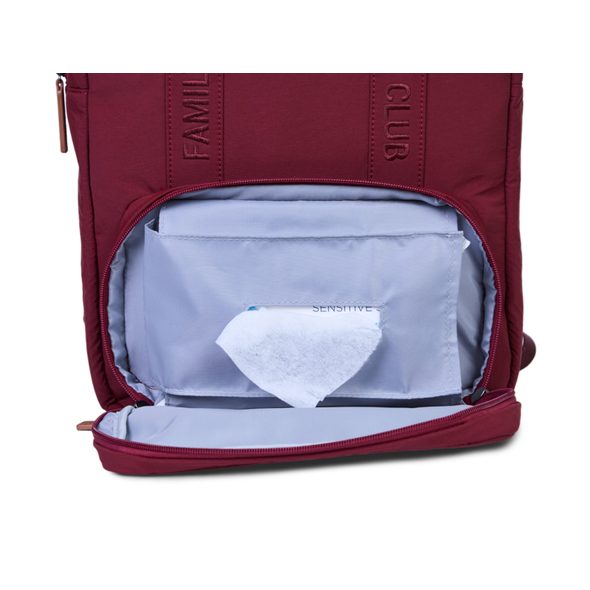 CHILDHOME PŘEBALOVACÍ BATOH FAMILY CLUB SIGNATURE URBAN BURGUNDY - PŘEBALOVACÍ BATOHY - KOČÁRKY A PŘÍSLUŠENSTVÍ