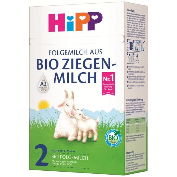 HIPP KOZÍ MLÉKO HIPP 2 BIO POKRAČOVACÍ 400G 6M+ - EXPIRACE 15.10.2026 - KOJENECKÁ MLÉKA - KRMENÍ