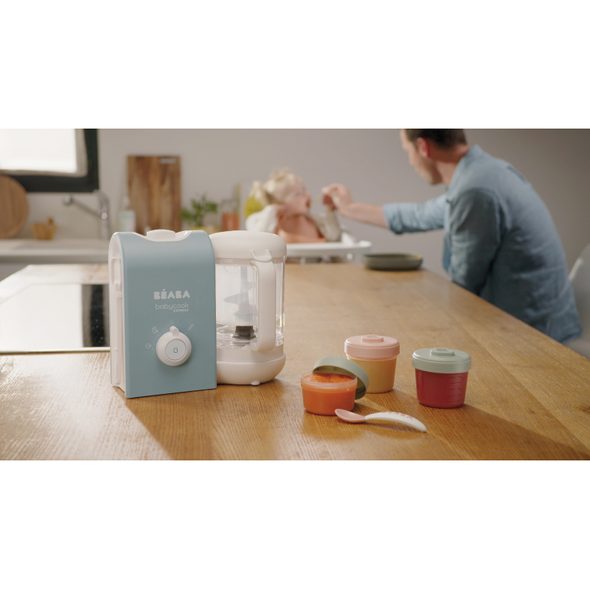 BEABA PARNÍ VAŘIČ + MIXÉR BABYCOOK EXPRESS BALTIC BLUE - KUCHYŇSKÉ PŘÍSTROJE - KRMENÍ