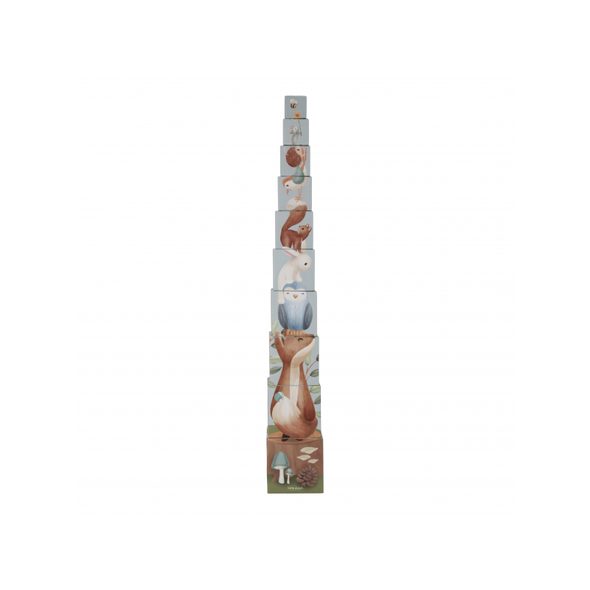 LITTLE DUTCH KOSTKY KOMÍN FOREST FRIENDS - KOSTKY - PRO DĚTI