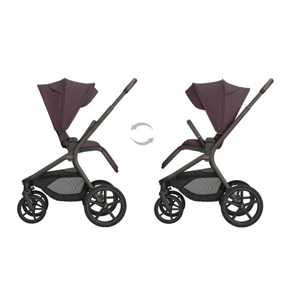 KIKKABOO KOČÁREK 2V1 GOYA PLATINUM MERLOT - DVOJKOMBINACE - KOČÁRKY A PŘÍSLUŠENSTVÍ