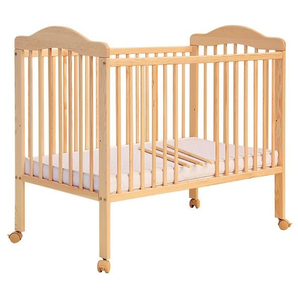 SCARLETT DĚTSKÁ POSTÝLKA SCARLETT ALEK - PŘÍRODNÍ (BOROVICE) - VYNDAVACÍ PŘÍČKY - 120 X 60 CM - DŘEVĚNÉ POSTÝLKY - SPINKÁNÍ