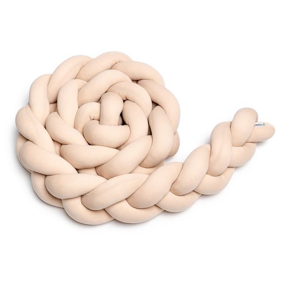 T-TOMI PLETENÝ MANTINEL 180 CM BEIGE - MANTINELY - SPINKÁNÍ