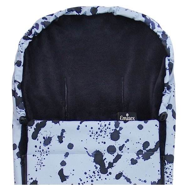 EMITEX NOVOROZENECKÝ FUSAK SOFT BLUE SPLASH - FUSAKY DO AUTOSEDAČKY - AUTOSEDAČKY A PŘÍSLUŠENSTVÍ