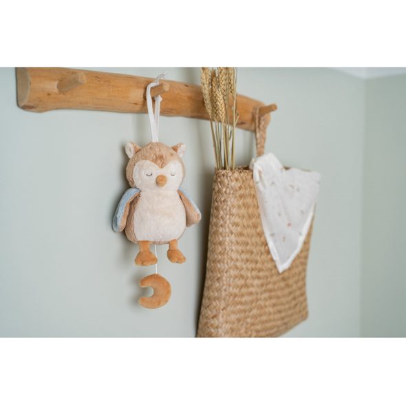 LITTLE DUTCH HUDEBNÍ SOVA FOREST FRIENDS - HRAČKY K ZAVĚŠENÍ - PRO DĚTI