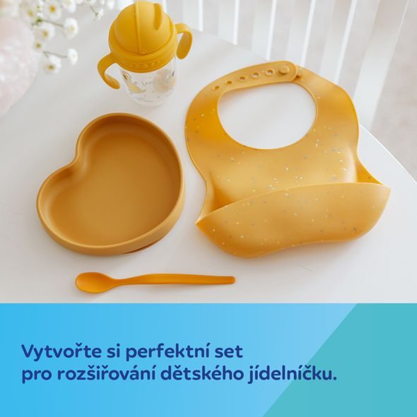 CANPOL BABIES SILIKONOVÝ BRYNDÁK S KAPSOU DOTS RŮŽOVÝ - BRYNDÁKY - KRMENÍ