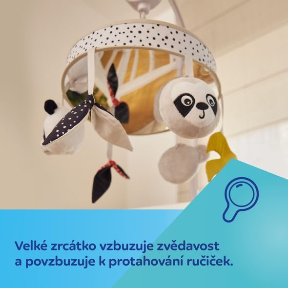 CANPOL BABIES SENZORICKÝ PLYŠOVÝ KOLOTOČ S MELODIEMI/BLUETOOTH BABIESBOO - KOLOTOČE NA POSTÝLKU - PRO DĚTI